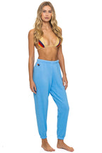 Retro 5 STRIPE SWEATPANTS - SKY