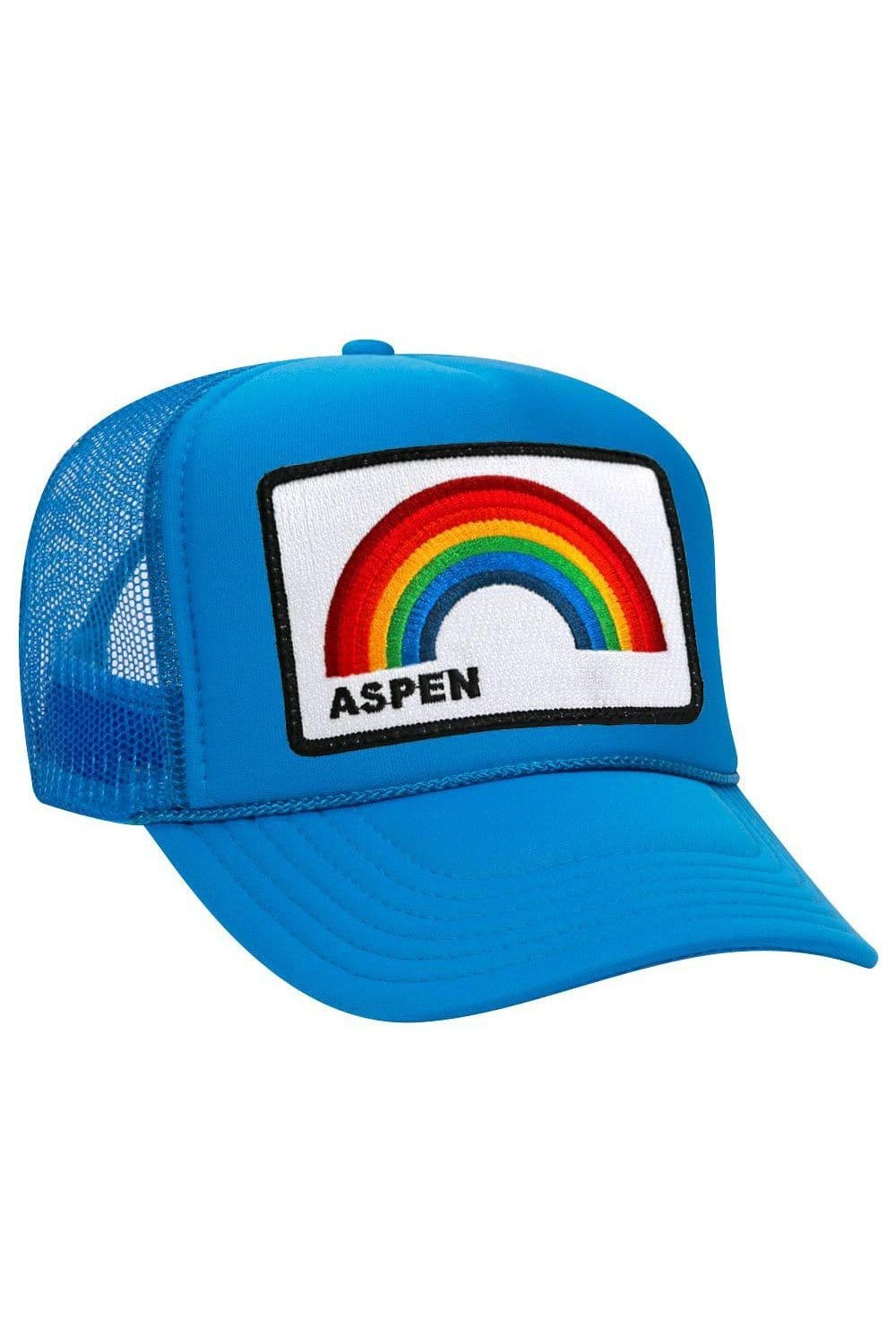 Retro ASPEN RAINBOW TRUCKER HAT