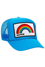 Retro ASPEN RAINBOW TRUCKER HAT
