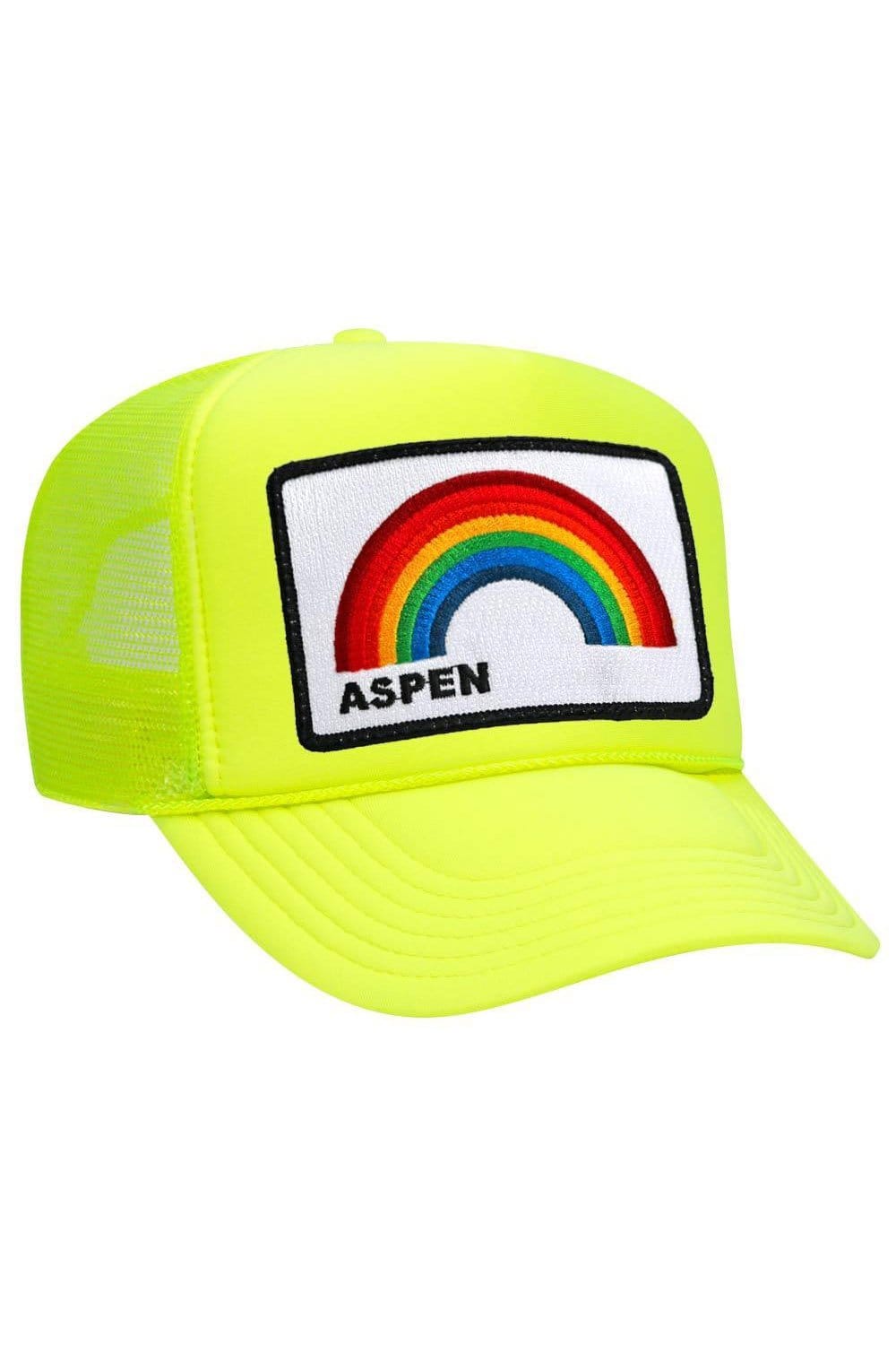 Retro ASPEN RAINBOW TRUCKER HAT