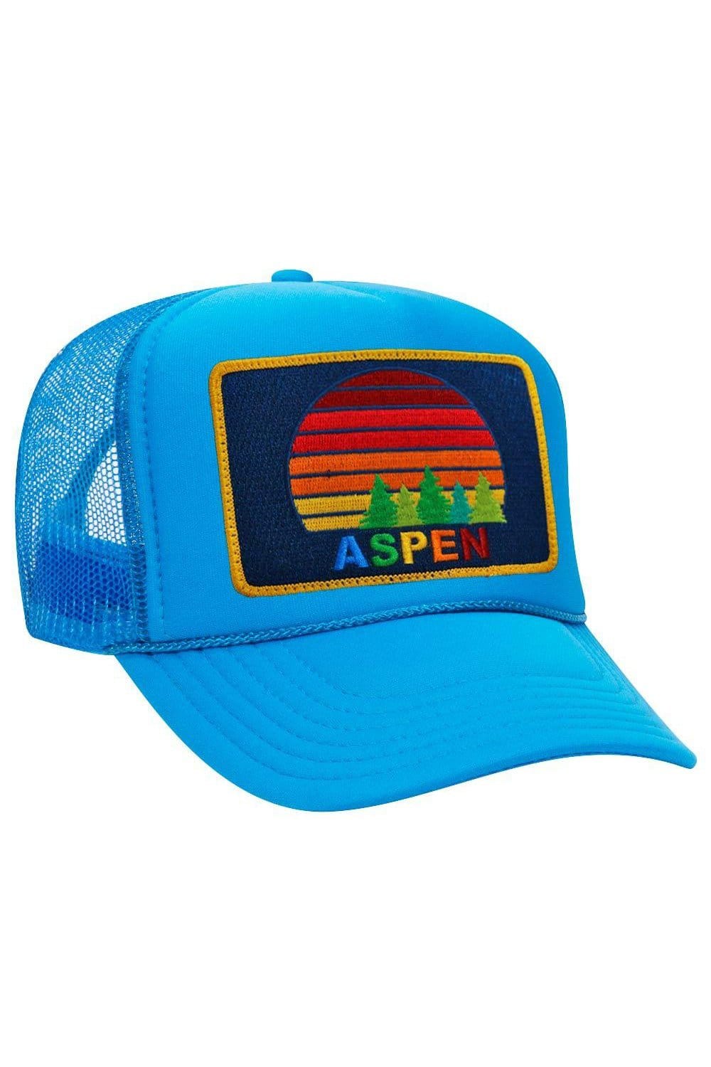 Retro ASPEN SUNSET TRUCKER HAT