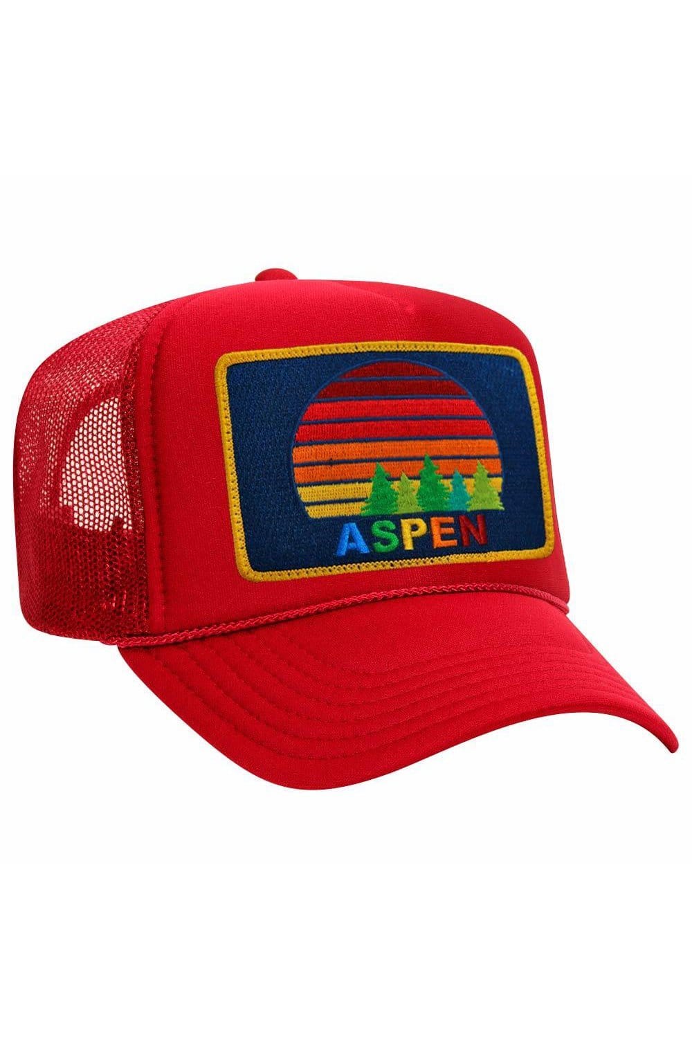 Retro ASPEN SUNSET TRUCKER HAT