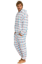 Retro AVIATOR BOLT EMBROIDERY SWEATPANTS - WHITE USA