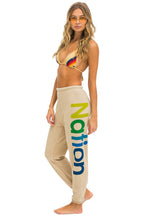 Retro AVIATOR NATION 2 SWEATPANTS - SAND
