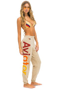 Retro AVIATOR NATION 2 SWEATPANTS - SAND