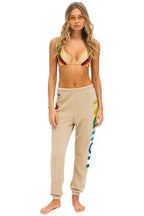 Retro AVIATOR NATION 2 SWEATPANTS - SAND