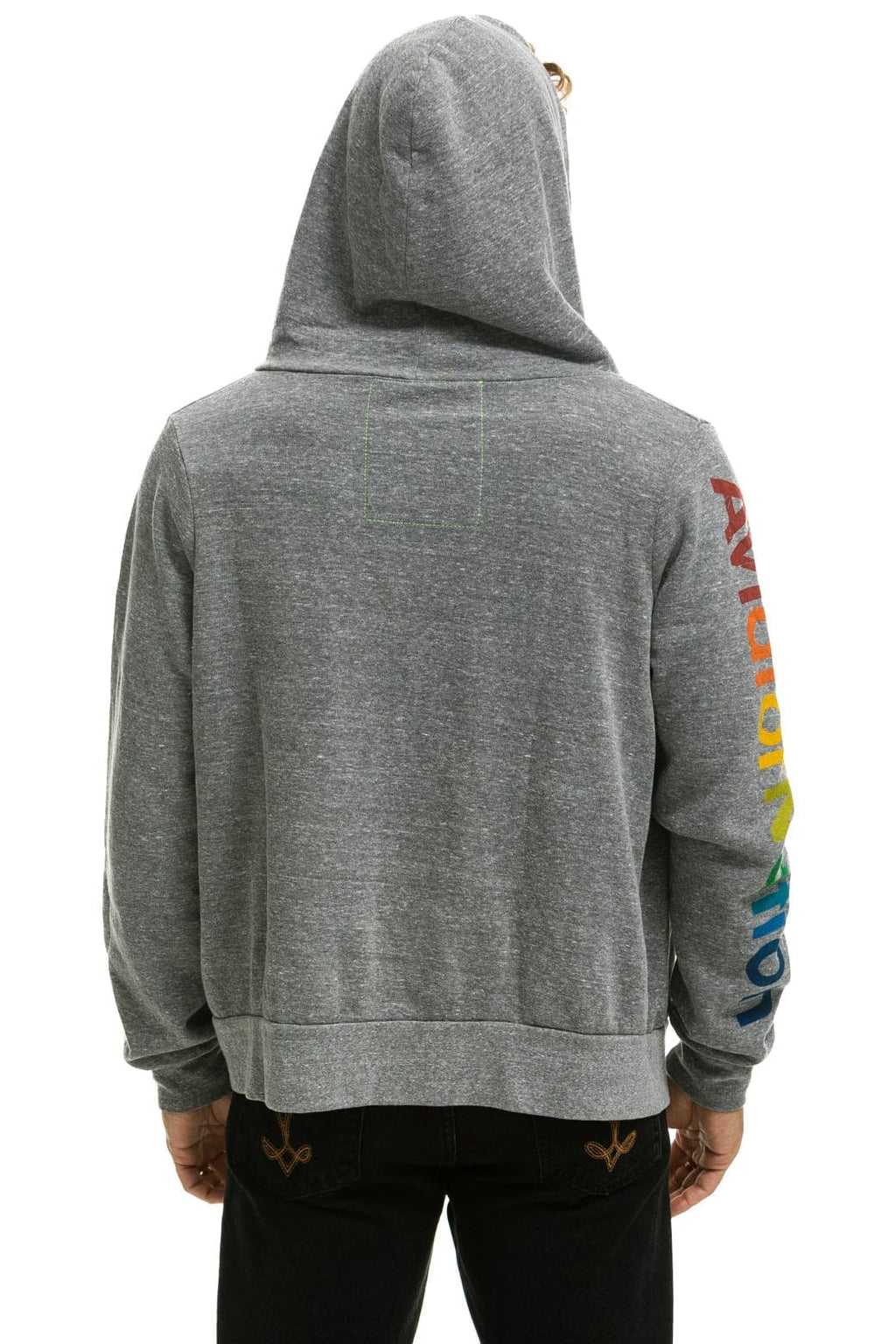 Retro AVIATOR NATION ASPEN HOODIE - HEATHER GREY