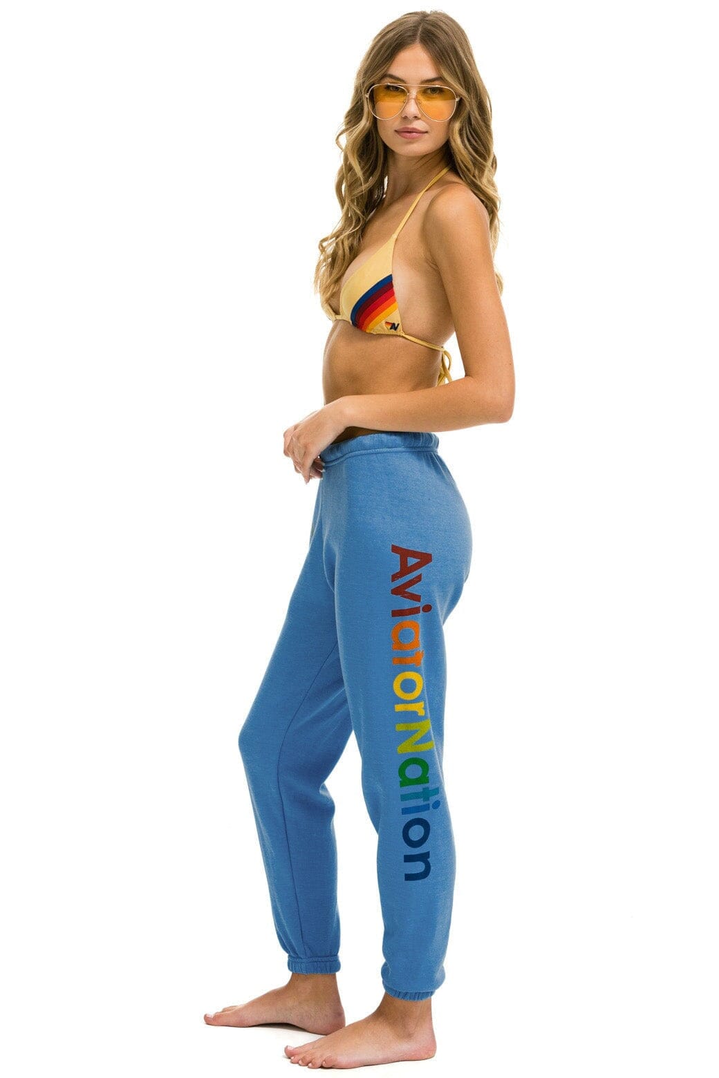 Retro AVIATOR NATION ASPEN SWEATPANTS - COBALT