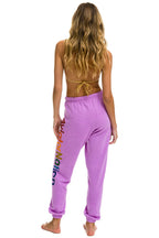 Retro AVIATOR NATION ASPEN SWEATPANTS - NEON PURPLE