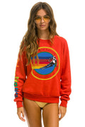 Retro AVIATOR NATION ASPEN SWEATSHIRT - RED