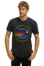 Retro AVIATOR NATION ASPEN TEE - CHARCOAL