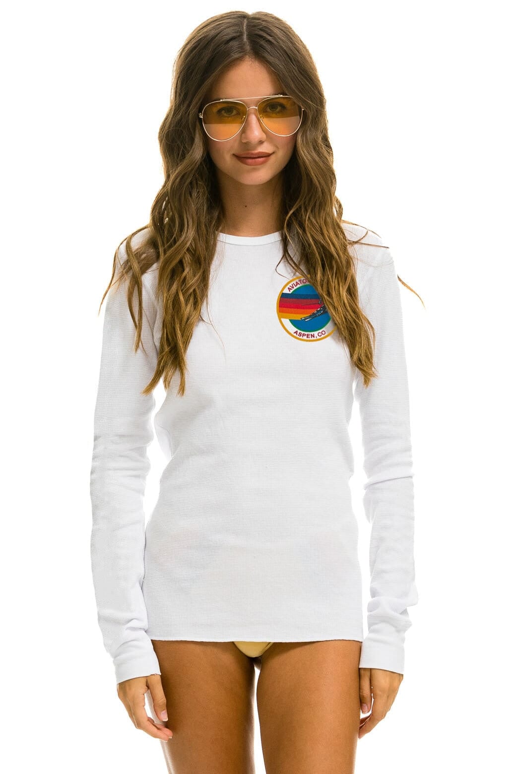 Retro AVIATOR NATION ASPEN THERMAL - WHITE