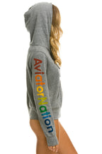 Retro AVIATOR NATION AUSTIN HOODIE - HEATHER GREY