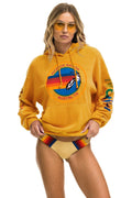 Retro AVIATOR NATION AUSTIN RELAXED PULLOVER HOODIE - GOLD
