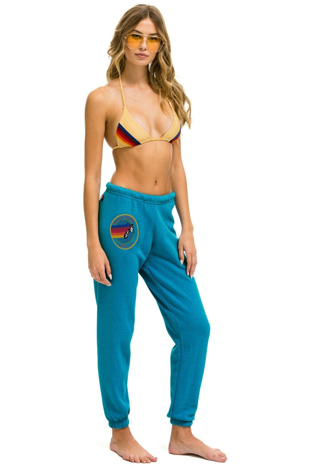 Retro AVIATOR NATION AUSTIN SWEATPANTS - TEAL