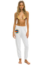 Retro AVIATOR NATION AUSTIN SWEATPANTS - WHITE