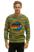 Retro AVIATOR NATION MALIBU SWEATSHIRT - CAMO