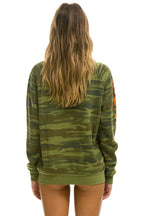 Retro AVIATOR NATION MALIBU SWEATSHIRT - CAMO