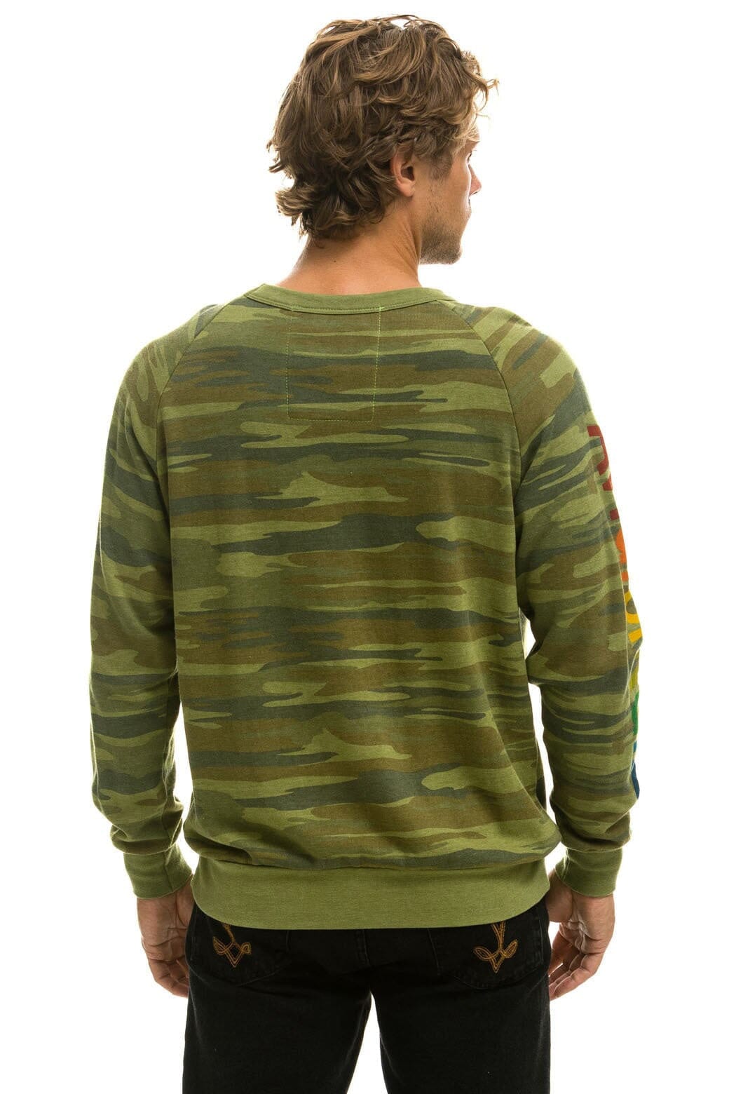 Retro AVIATOR NATION MALIBU SWEATSHIRT - CAMO