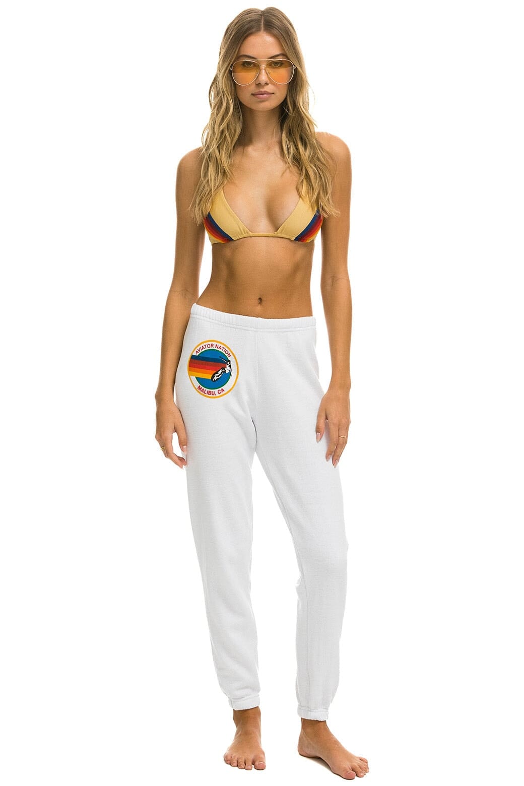 Retro AVIATOR NATION BU - SWEATPANT WHT