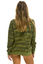 Retro AVIATOR NATION VENICE CREW SWEATSHIRT - CAMO