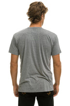 Retro AVIATOR NATION HAIGHT ASHBURY TEE - HEATHER GREY
