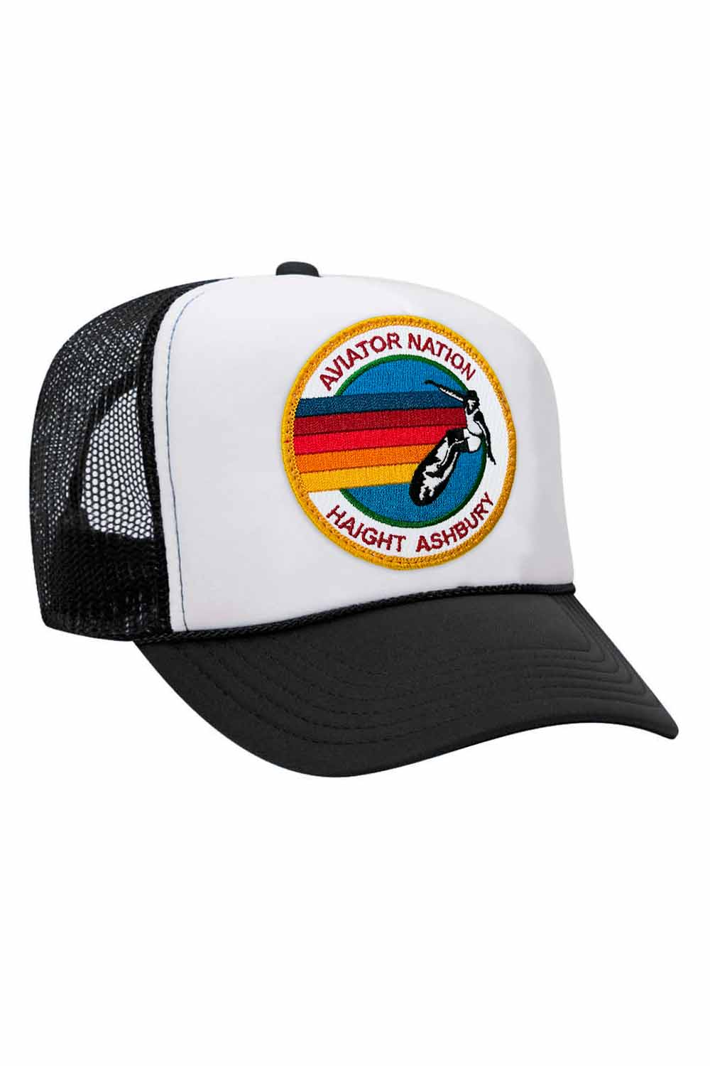 Retro AVIATOR NATION HAIGHT ASHBURY TRUCKER HAT