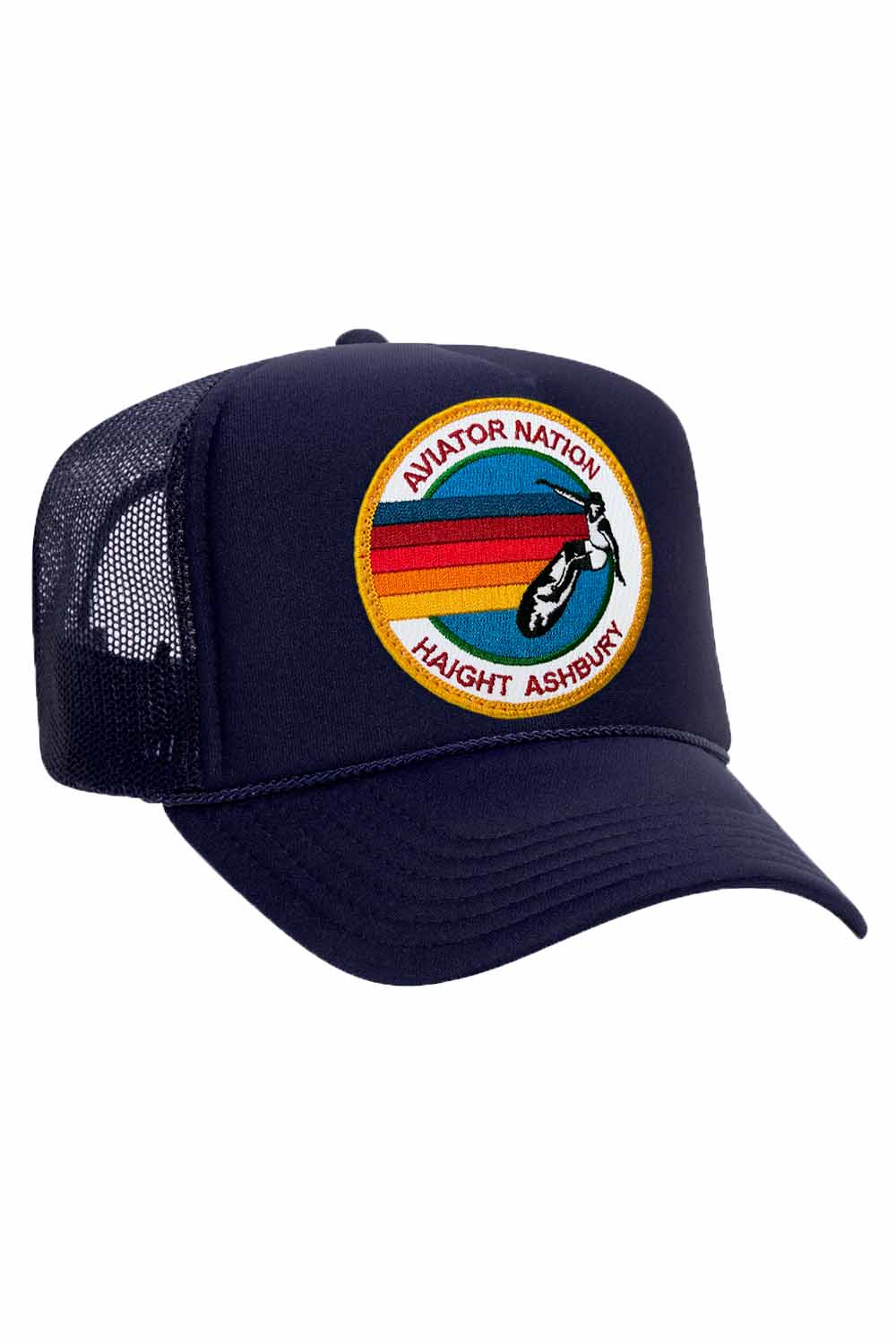 Retro AVIATOR NATION HAIGHT ASHBURY TRUCKER HAT