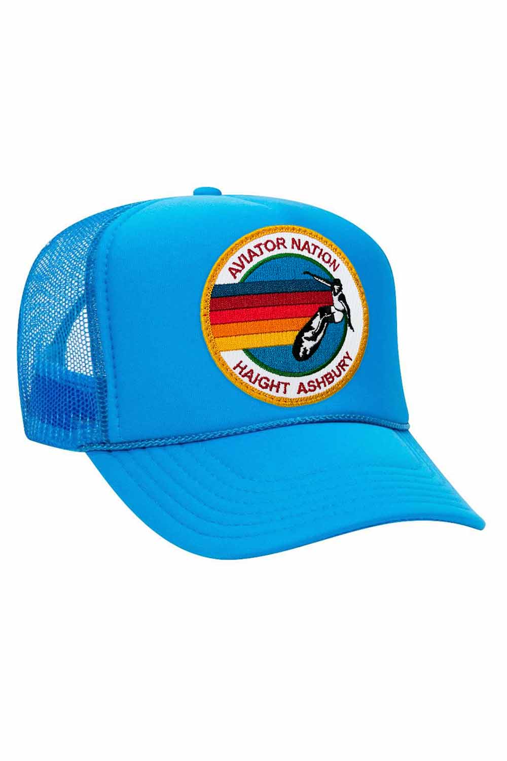 Retro AVIATOR NATION HAIGHT ASHBURY TRUCKER HAT