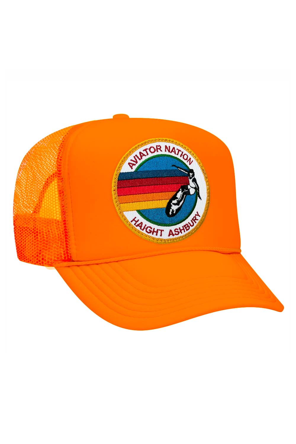 Retro AVIATOR NATION HAIGHT ASHBURY TRUCKER HAT