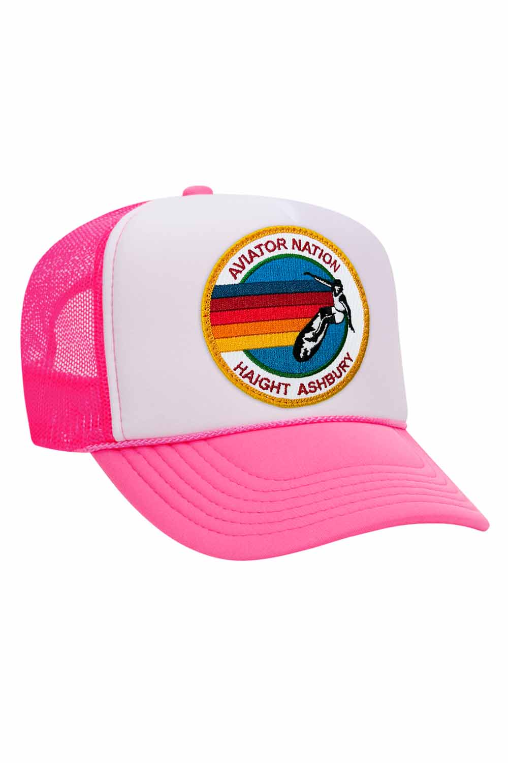 Retro AVIATOR NATION HAIGHT ASHBURY TRUCKER HAT