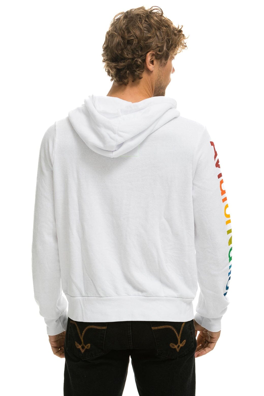 Retro AVIATOR NATION HAMPTONS HOODIE - WHITE
