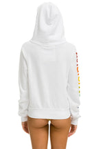Retro AVIATOR NATION HAMPTONS HOODIE - WHITE