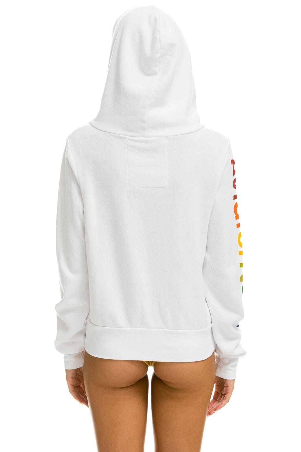 Retro AVIATOR NATION HAMPTONS HOODIE - WHITE