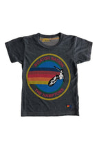 Retro KIDS AVIATOR NATION HAMPTONS TEE - CHARCOAL