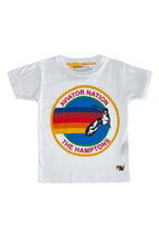 Retro KIDS AVIATOR NATION HAMPTONS TEE - WHITE