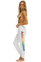 Retro AVIATOR NATION HAMPTONS SWEATPANTS - WHITE