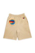 Retro AVIATOR NATION VENICE KIDS SWEATSHORTS - SAND