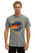 Retro AVIATOR NATION LAGUNA BEACH TEE - HEATHER GREY
