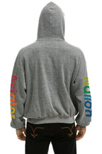 Retro AVIATOR NATION LAS VEGAS RELAXED PULLOVER HOODIE - HEATHER GREY