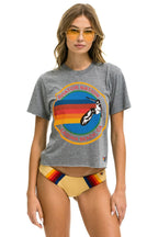 Retro AVIATOR NATION LAGUNA BEACH BOYFRIEND TEE - HEATHER GREY