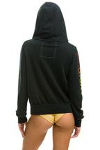 Retro AVIATOR NATION MALIBU HOODIE - CHARCOAL