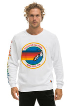 Retro AVIATOR NATION MALIBU SWEATSHIRT - WHITE