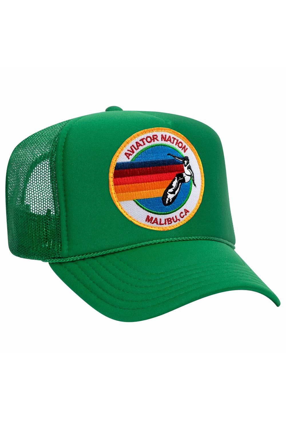 Retro AVIATOR NATION MALIBU VINTAGE TRUCKER HAT