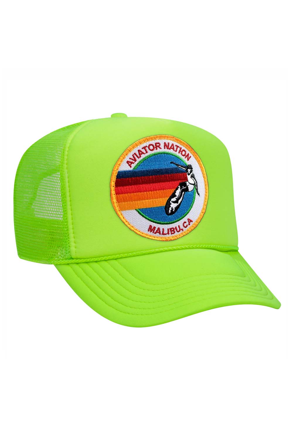 Retro AVIATOR NATION MALIBU VINTAGE TRUCKER HAT