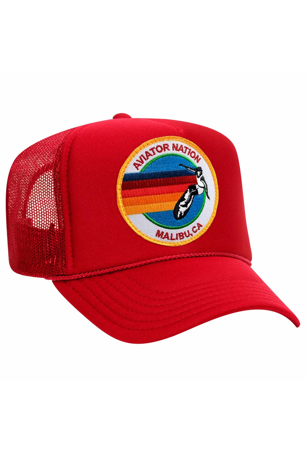Retro AVIATOR NATION MALIBU VINTAGE TRUCKER HAT