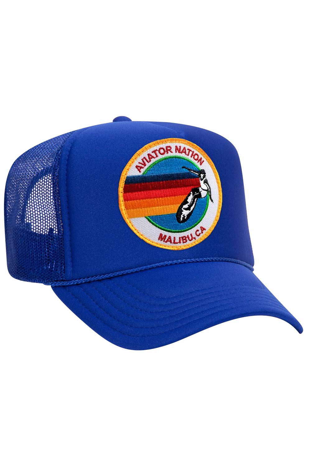 Retro AVIATOR NATION MALIBU VINTAGE TRUCKER HAT