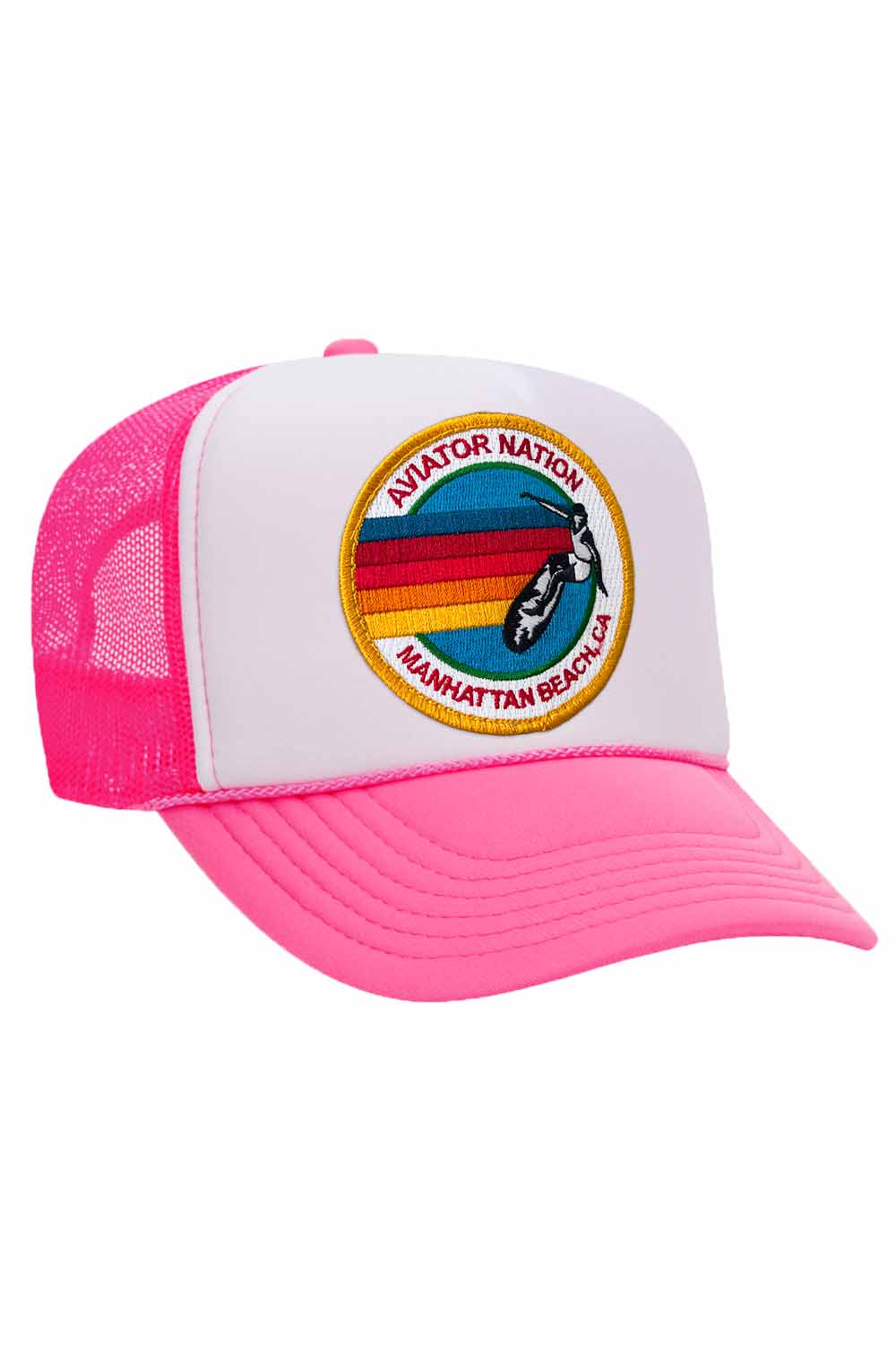 Retro AVIATOR NATION MANHATTAN BEACH TRUCKER HAT