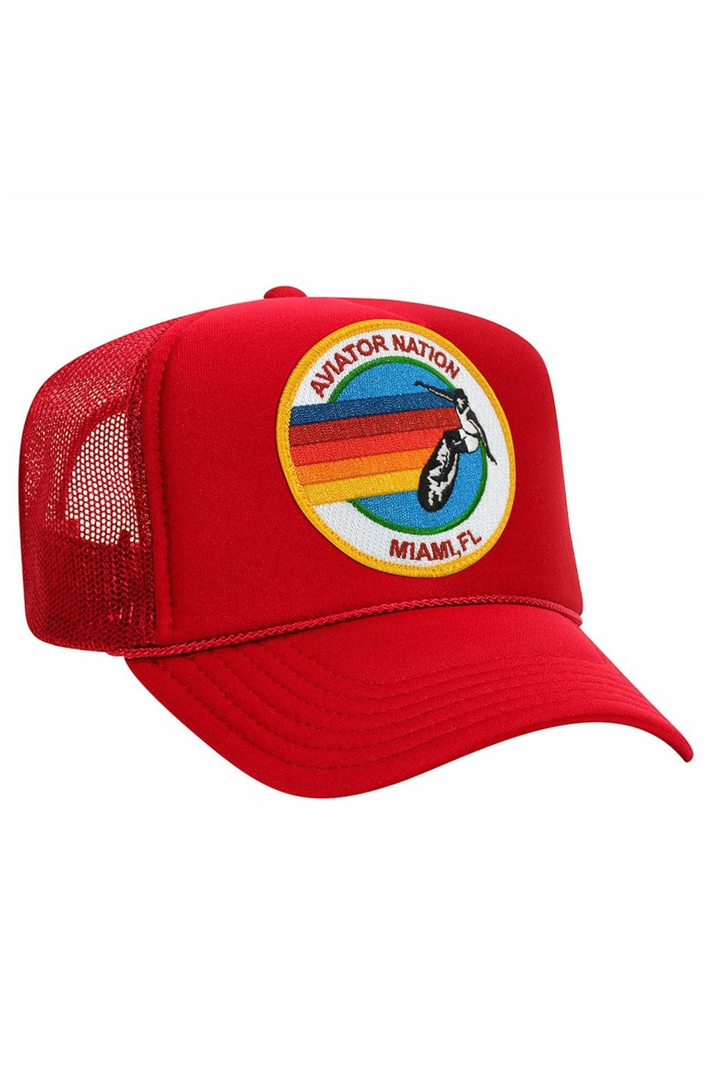 Retro AVIATOR NATION MIAMI TRUCKER HAT