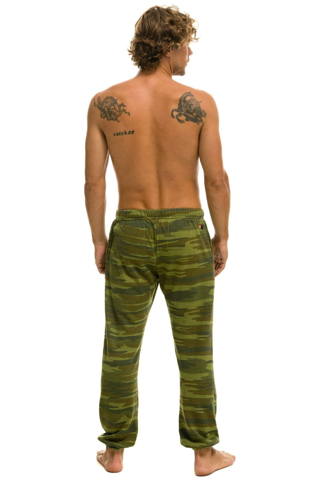 Retro AVIATOR NATION MILL VALLEY SWEATPANTS - CAMO